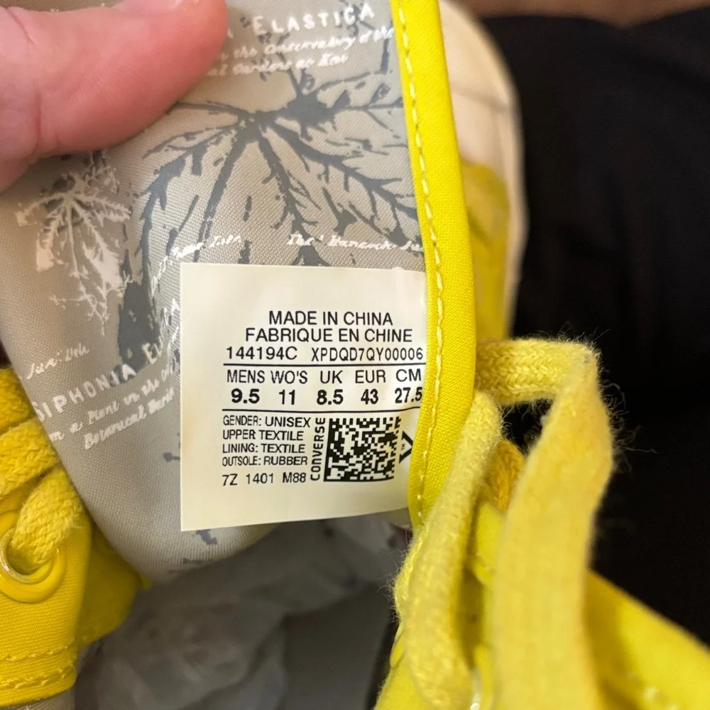 Converse Jack Purcell High-top Sneakers in yellow - Picture 11 of 17